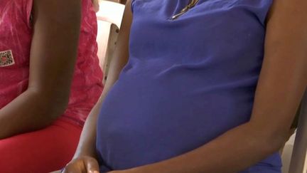 Une femme enceinte à Lagos (Nigeria), le 30 septembre 2019. (REUTERS TV / X00514)