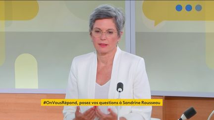 La députée écologiste Sandrine Rousseau invitée de l'émission #OnVousRépond sur franceinfo (franceinfo)