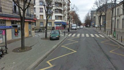 L'accident a eu lieu jeudi 19 avril sur l'avenue Gambetta, &agrave; Paris. (FTVI / GOOGLE MAPS)