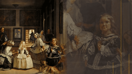 "Les Ménines", peinture de Diego Velázquez, détail. (Capture d'écran Arte.tv)