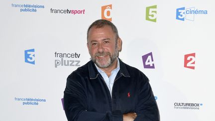 Emmanuel Maubert lors d'une conférence de presse de France Télévisions au Palais de Tokyo, à Paris, le 27 août 2013. (MIGUEL MEDINA / AFP)