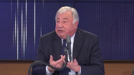 Gérard Larcher, président Les Républicains du Sénat, était l'invité du "8h30 franceinfo", jeudi 21 janvier 2021. (FRANCEINFO / RADIOFRANCE)