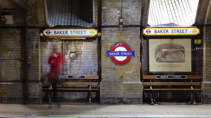 La station de métro Baker Street, à Londres, le 2 avril 2019. (MANUEL COHEN / AFP)