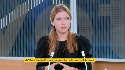 Aurore Bergé, co-présidente du groupe LREM à l'Assemblée nationale, était l’invitée de franceinfo canal 27, lundi 21 juin 2021. (FRANCEINFO)