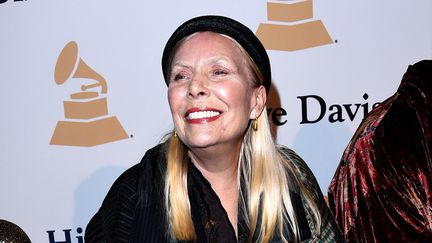 Joni Mitchell le 7 février 2015, au gala des Pré-Grammy Awards à Beverly Hills, à Los Angeles.
 (Jason Merritt / Getty Images North America / AFP)