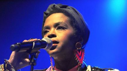 Lauryn Hill sur scène à l'Olympia, Paris, en avril 2012.
 (Lionel Urman / SIPA)