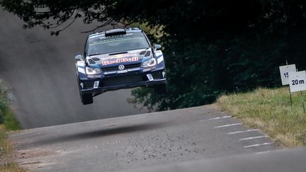 Sébastien Ogier en mode aviateur (BASTIEN BAUDIN / AUSTRAL)