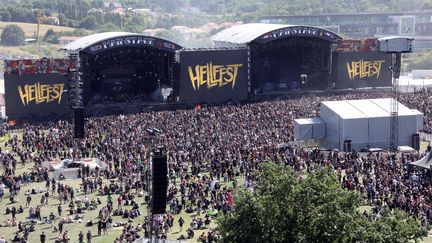 Le festival du Hellfest, à Clisson (Loire-Atlantique) (LUDOVIC MARIN / AFP)