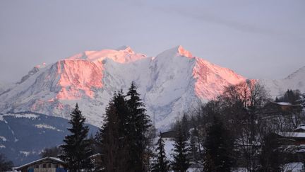 Le Mont-Blanc en Haute-Savoie. (JUSTINE LEBLOND / RADIO FRANCE)