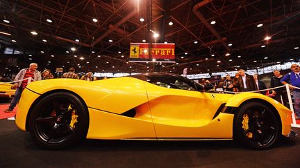 Ferrari Aperta hybride, au salon de Chassieu (Rhône). (MAXPPP)