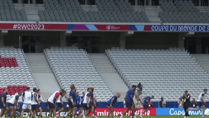 Coupe du monde de rugby : le XV de France est dans le Nord pour son deuxième match