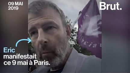 Les organisations syndicales ont appelé à la mobilisation ce 9 mai. Parmi les manifestants, Éric, un infirmier qui s'inquiète de l'avenir du système de santé français. (BRUT)