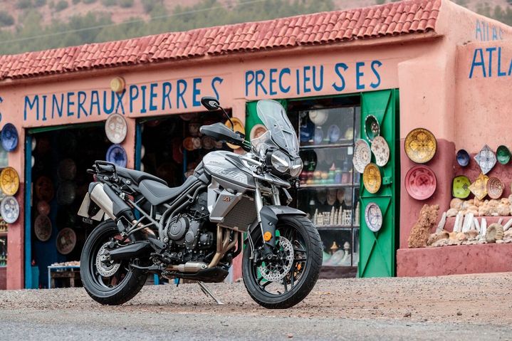 La Tiger XRT pour prendre la route des vacances à deux en toute tranquillité. (TRIUMPH POUR FRANCE INFO)