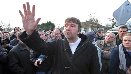 Eric&nbsp;Vercoutre,&nbsp;ancien secr&eacute;taire g&eacute;n&eacute;ral du CE de SeaFrance, &agrave; Calais, le 10 janvier 2012. (PHILIPPE HUGUEN / AFP)