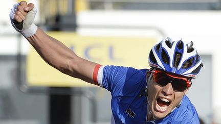 La rage d'Arthur Vichot (FDJ.fr) (DIRK WAEM / BELGA MAG)