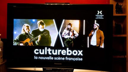 La chaîne Culturebox a été créée le 1er février 2021 pour soutenir le monde de la culture, qui souffre en raison de la pandémie. (SANDRINE MARTY / HANS LUCAS / AFP)