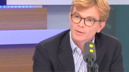 Marc Fesneau, secrétaire général du parti, a été élu président du groupe MoDem à l'Assemblée. (RADIO FRANCE / FRANCEINFO)