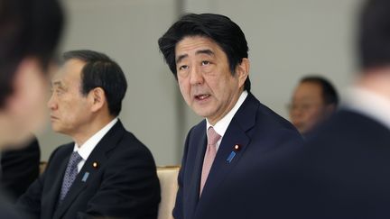 Le Premier ministre japonais, Shinzo Abe, le 21 janvier 2015, &agrave; Tokyo (Japon). (  REUTERS)