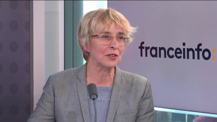 Odile Chagny,&nbsp;&nbsp;cofondatrice du réseau Sharers &amp; Workers, le 9 mai 2022. (FRANCEINFO RADIO FRANCE)