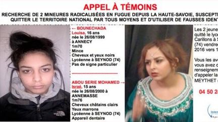 Deux lycéennes suspectées de radicalisme toujours recherchées