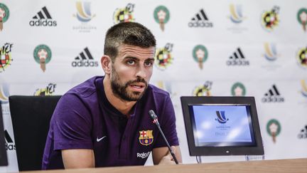 L'Espagnol Gerard Pique a annoncé sa retraite internationale. (XAVIER BONILLA / NURPHOTO)