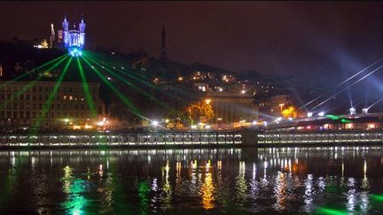 Basilique de Fourvière, fête des Lumières 2011
 (Jean-François Lixon)