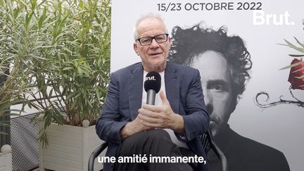 Le délégué général du Festival de Cannes Thierry Frémaux a été interviewé par Brut lors de la 14e édition du Festival Lumière. Une occasion de se souvenir de son amitié avec Bertrand Tavernier, décédé en 2021. (BRUT / FRANCEINFO)