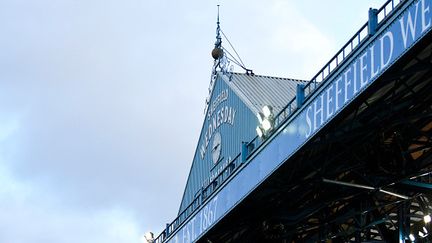 Fronton du stade Hillsborough à Sheffield (Grande-Bretagne). (GETTY IMAGES)