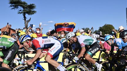 Peter Sagan n'a plus le droit à l'erreur pour espérer reconquérir son maillot vert. (MARCO BERTORELLO / AFP)