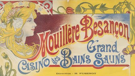 Détail d'une affiche de "Besançon-les-Bains"
 (DR)