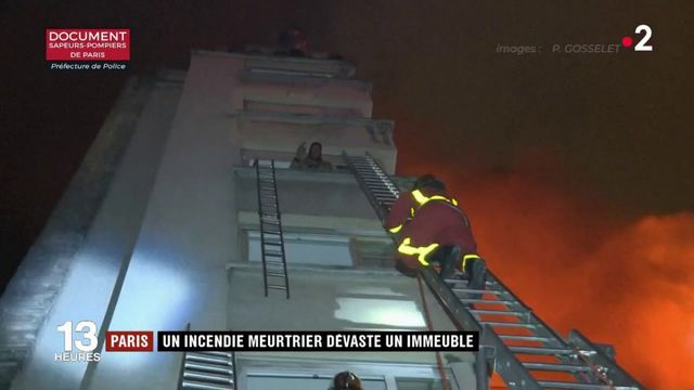 Paris : Un Incendie Meurtrier Dévaste Un Immeuble