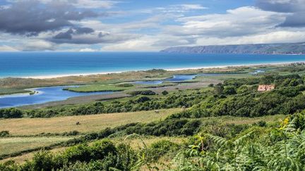 La réserve naturelle de Vauville, en Normandie.&nbsp; (PHILIPPE CLEMENT / MAXPPP)