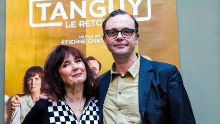 Sabine Azéma et Eric Berger, avant-première de "Tanguy, le retour" à Niort le 1er mars 2019
 (PHOTOPQR/LA NOUVELLE REPUBLIQUE/MAXPPP)