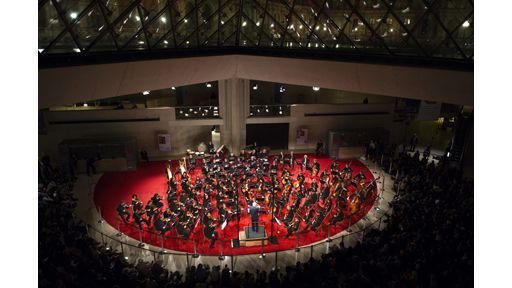 Le concert de Pierre Boulez sous la Pyramide
 (AFP / Miguel Medina)