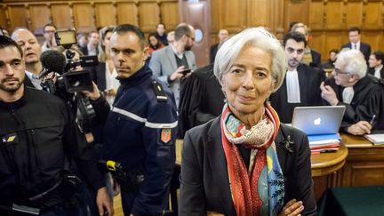 Christine Lagarde, directrice générale du Fonds monétaire international, le 12 décembre 2016. (CHRISTOPHE PETIT TESSON / EPA FILE)