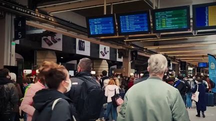 La SNCF est bombardée de préavis de grève avant les fêtes de fin d'année. (CAPTURE D'ÉCRAN FRANCE 2)