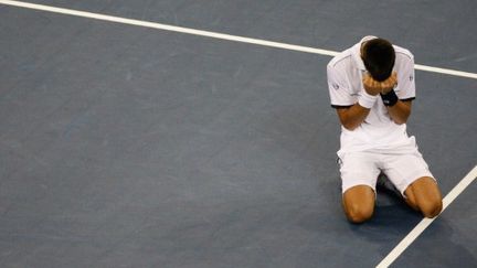 Novak Djokovic peut savourer, il vient de remporter son premier US Open et réalise le petit Chelem