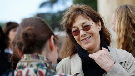 Jane Birkin, le 13 mai 2014 à Paris, lors d'une manifestation de soutien aux jeunes Nigérianes enlevées par Boko Haram
 (CITIZENSIDE/BRUNO AUTIN / citizenside.com)