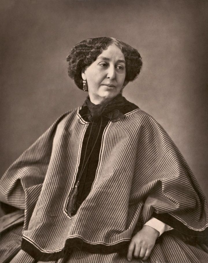 George Sand dans une photographie datée de 1864 (PHOTO 12 / ANN RONAN PICTURE LIBRARY / AFP)