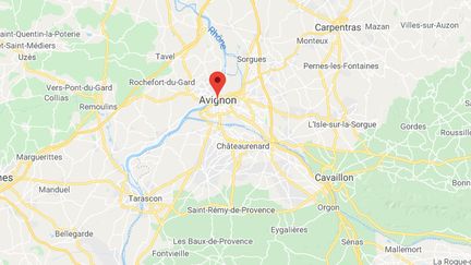 Capture d'écran Google Maps Vaucluse. (CAPTURE ECRAN / FRANCEINFO)