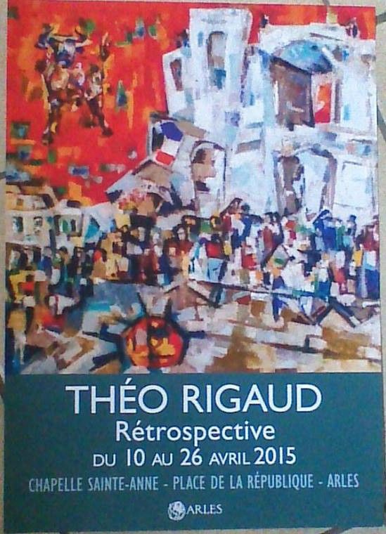 Affiche de l'exposition Théo Rigaud 
 (France3/culturebox)