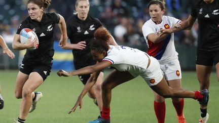 Anne-Cécile Ciofani de l'équipe de france de rugby à VII (TONY AVELAR / EPA)