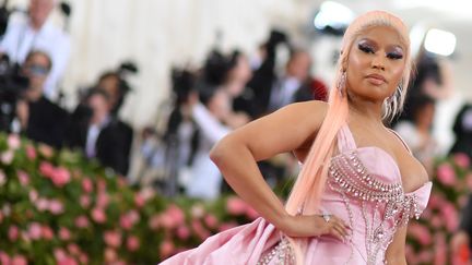 Nicki Minaj arrive au Gala du Met, le 6 mai 2019, à New York. (ANGELA WEISS / AFP)