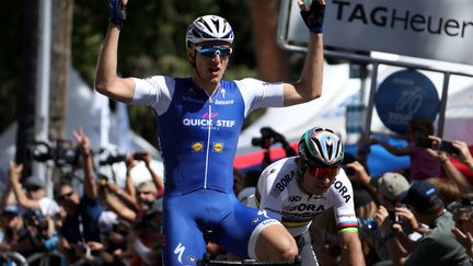 Marcel Kittell (Quick-Step) devance Peter Sagan (Bora) (CHRIS GRAYTHEN / GETTY IMAGES NORTH AMERICA)