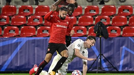 Les Rennais peuvent nourrir des regrets après ce match nul (DAMIEN MEYER / AFP)