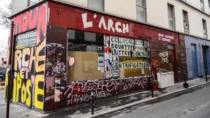 L'annexe du Petit Cambodge avait été occupé par des militants associatifs, dans le 10e arrondissement de Paris, le 4 janvier 2021. (BERTRAND GUAY / AFP)