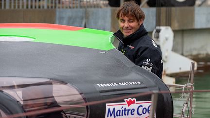 Yannick Bestaven sera au départ du Vendée Globe le&nbsp;8 novembre 2020, une&nbsp;course unique, en voilier, en solitaire, sans escale et sans assistance qui déchaîne les passions tous les 4 ans depuis 1989.&nbsp; (JEAN-MARIE LIOT)