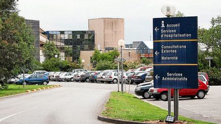 L'hôpital de Quimperlé, où exerçait&nbsp;Joël Le Scouarnec en 2006 (illustration). (PHOTOPQR / LE TELEGRAMME / MAXPPP)