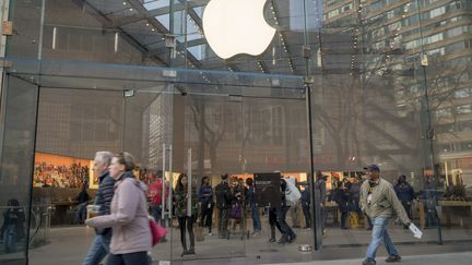 Une boutique Apple Store à New York. (MAXPPP)