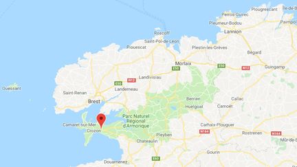 Les faits se sont produits dans la presqu'île de&nbsp;Crozon, dans le Finistère. (FRANCEINFO / RADIOFRANCE)